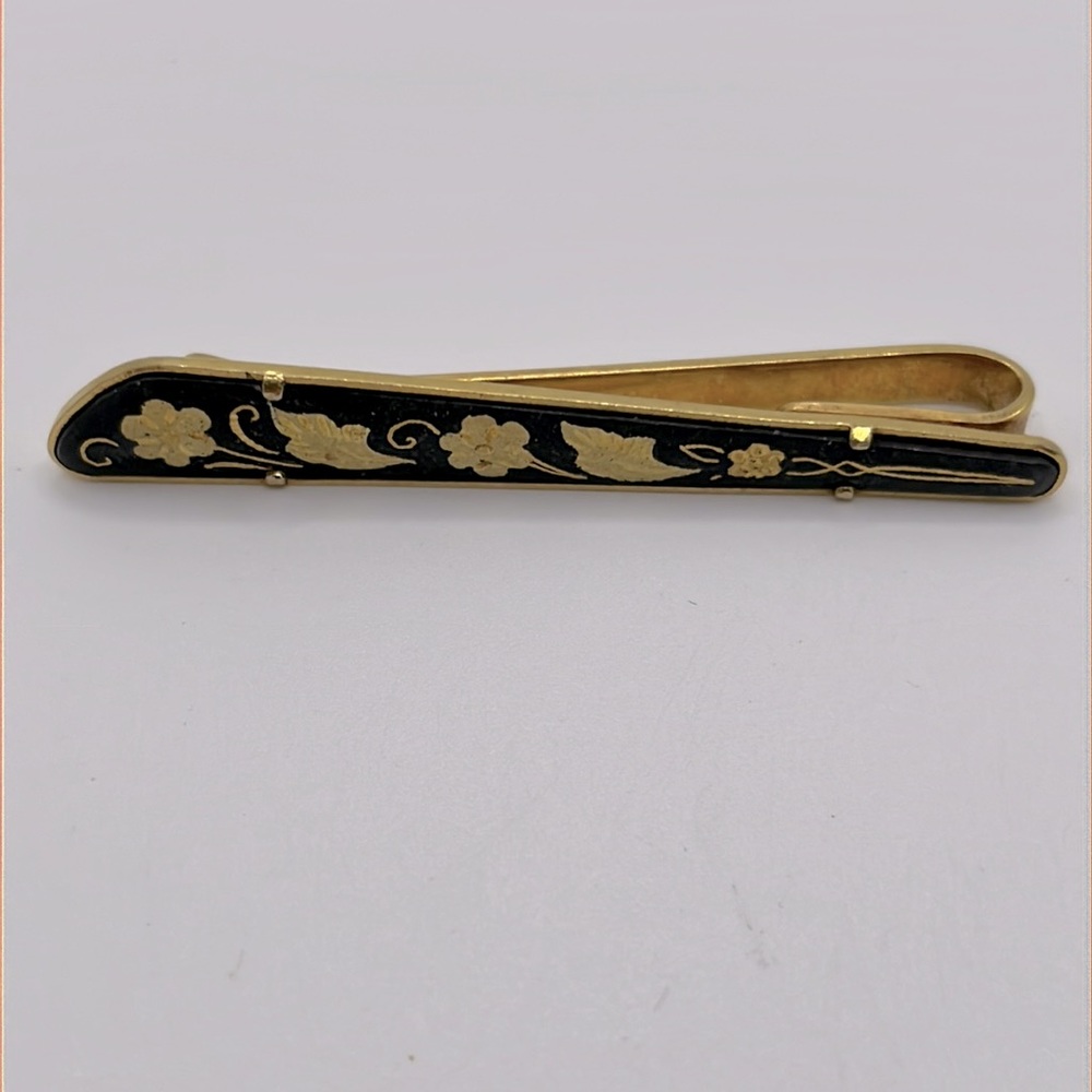 Vintage- Tie Clip with Toledo Design From Spain-Preowned